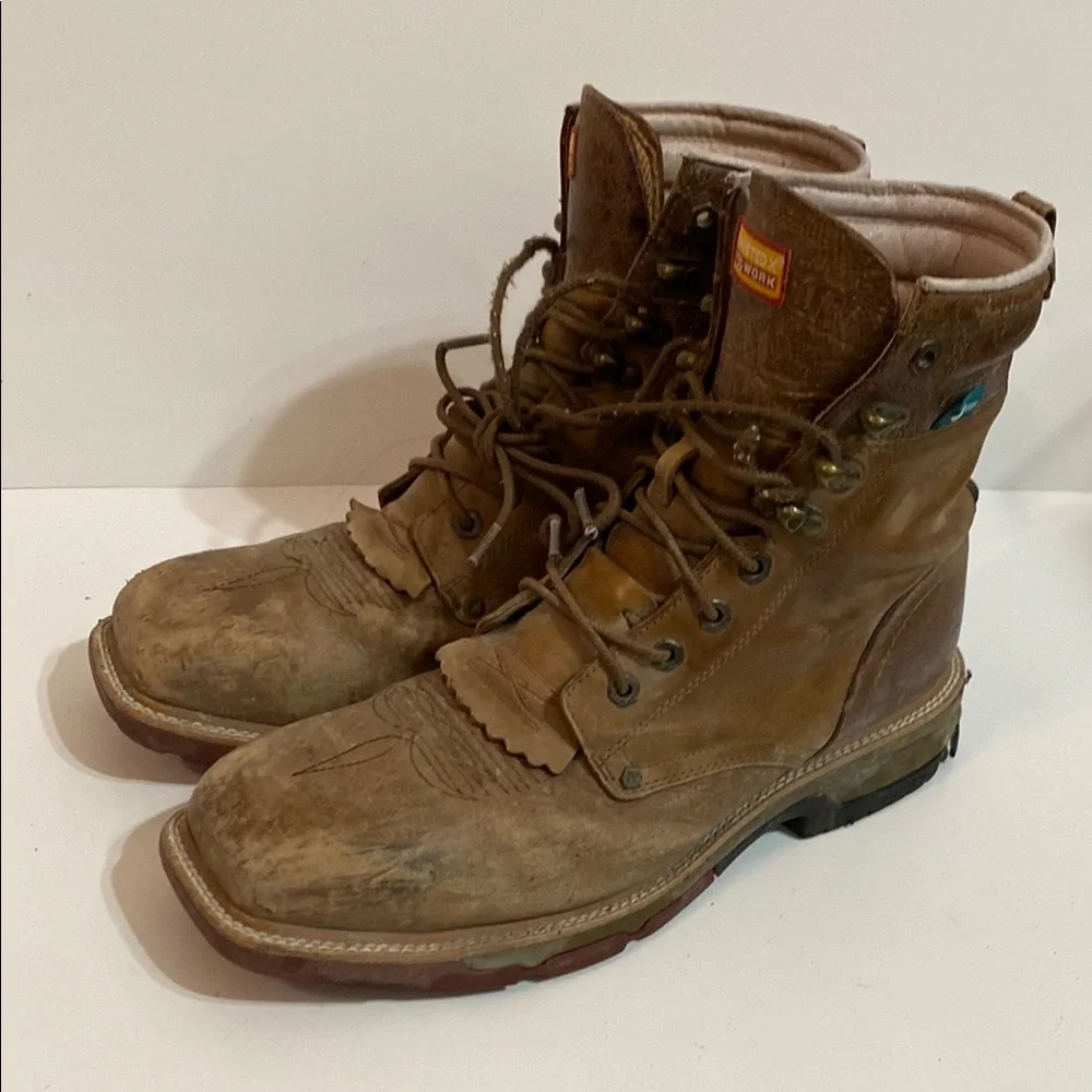 Mens Twisted X Work MXALW01 Size 10EE Waterproof Boots - Picture 1 of 15